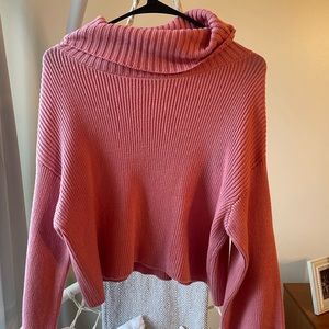Cropped wild fable turtle neck sweater!!